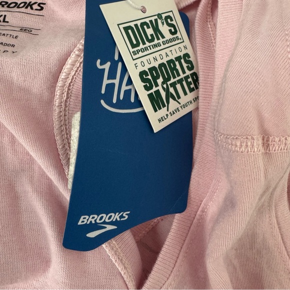 Brooks Tank Top Knit Shirt Tee DSG Distance 2.0 Empower Her Pink Orchid Running - Picture 6 of 8